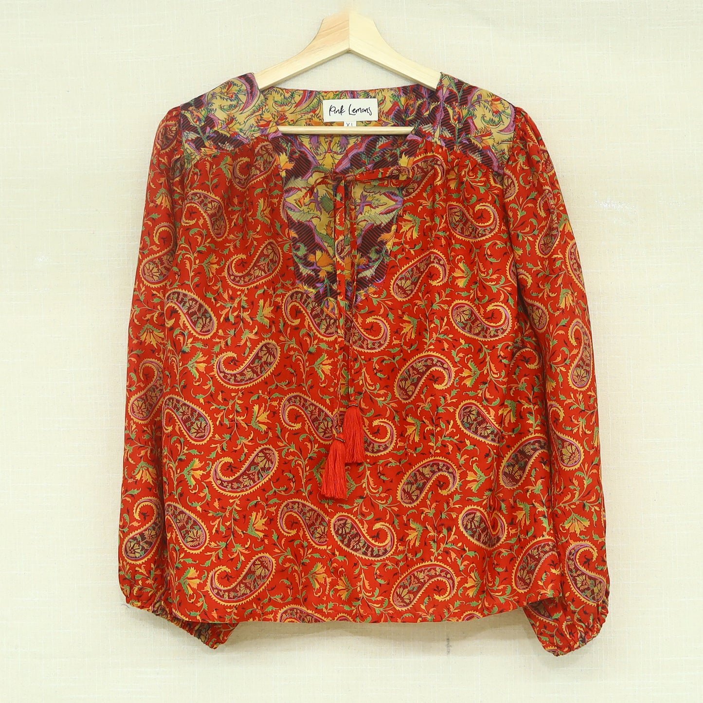 Lolita Silk Blouse  XL - 049