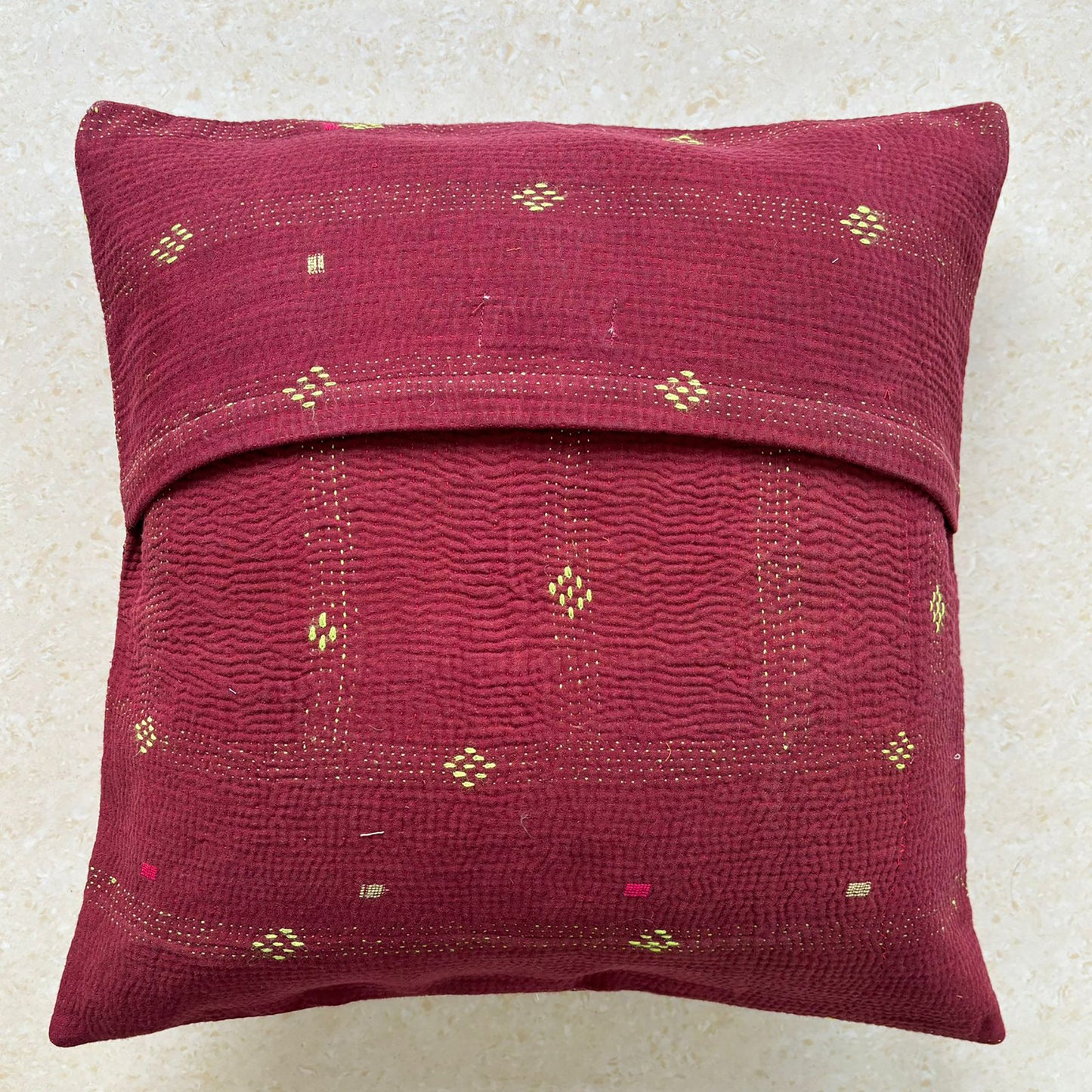 Sundar Embroidery Silk Cushion - 003