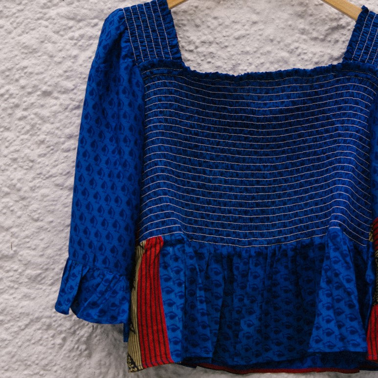 Joelyn Silk Smock Blouse -  XXL -  131