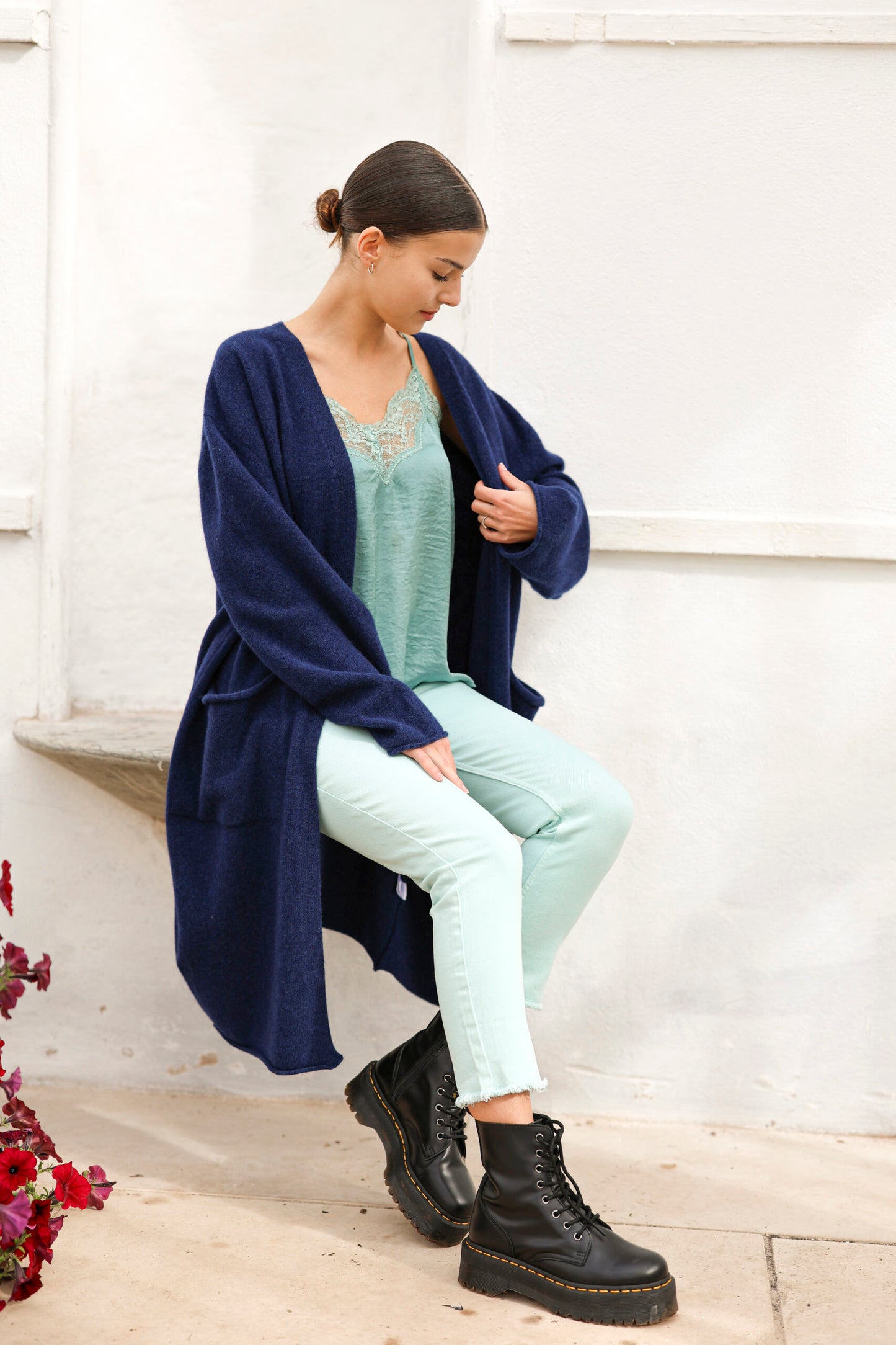 Corry Long Cardigan - Regatta