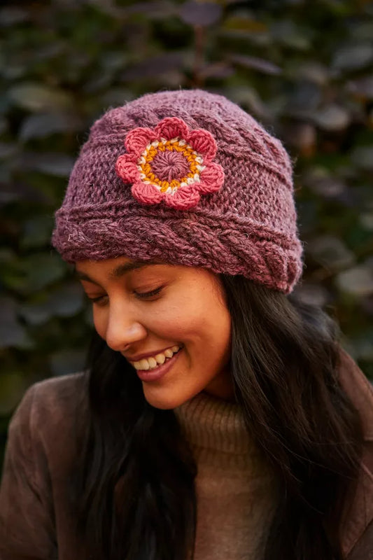 Sorrento Beanie Plum