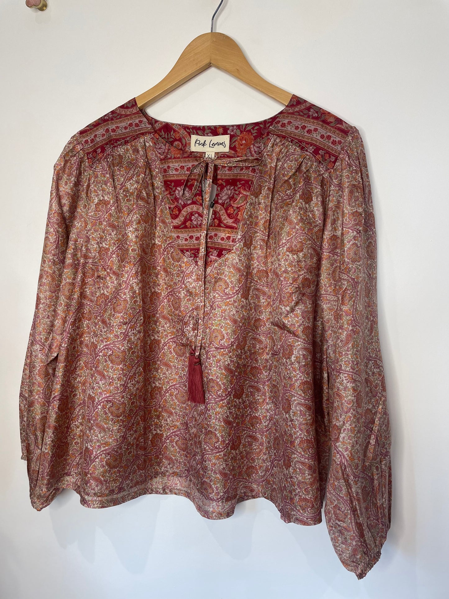 Lolita Silk Blouse  XL - 013