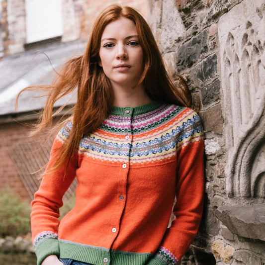 Alpine Short Cardigan in Bellarose