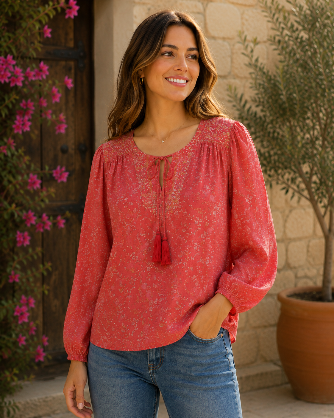 Lolita Silk Blouse 173 - M