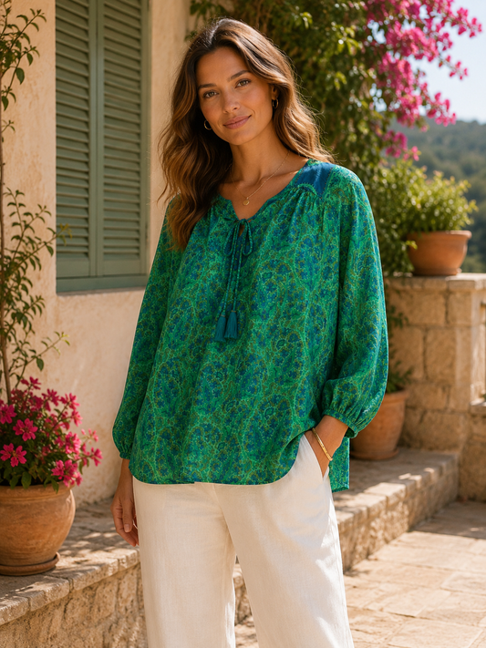 Lolita Silk Blouse 155 - XS