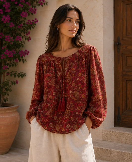 Lolita Silk Blouse 182 - M