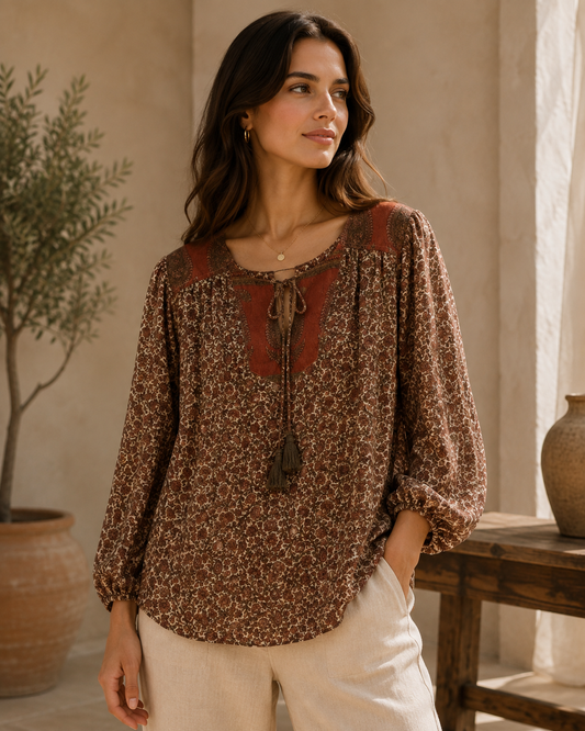 Lolita Silk Blouse 188 - M