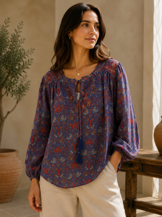 Lolita Silk Blouse 077 - L