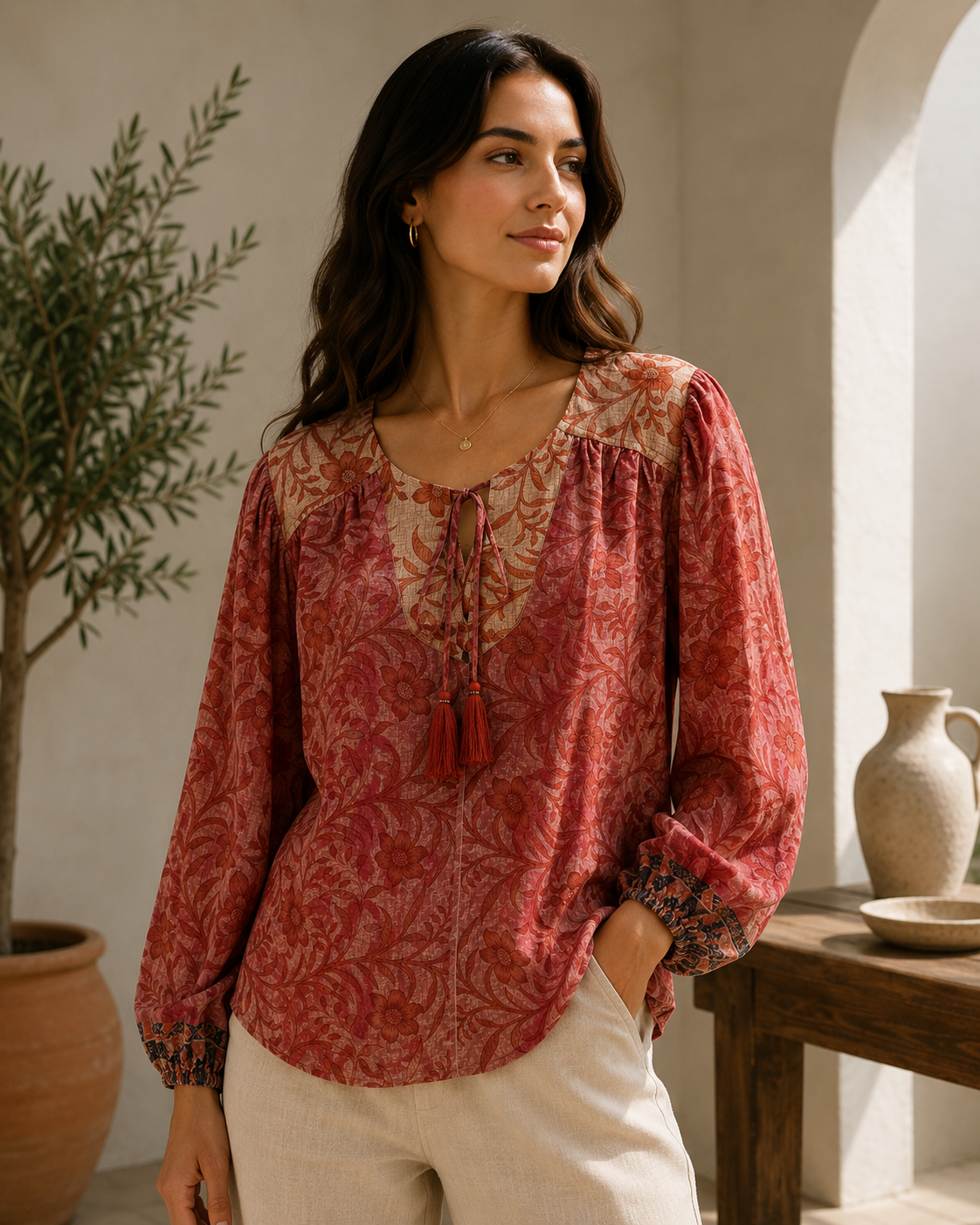 Lolita Silk Blouse 082 - XXL