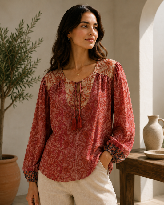 Lolita Silk Blouse 082 - XXL