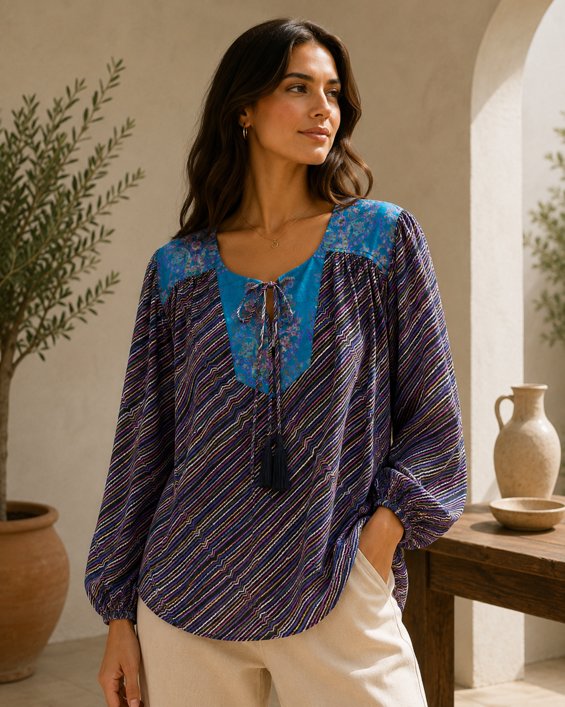 Lolita Silk Blouse 084 - XXXL