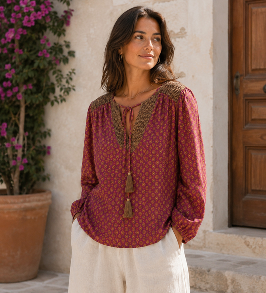 Lolita Silk Blouse 065 - XS