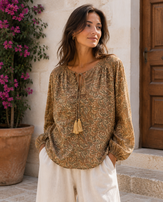 Lolita Silk Blouse 067 - S
