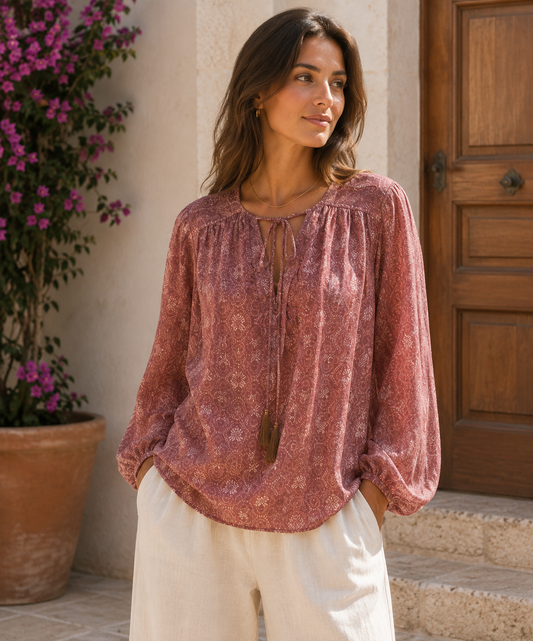Lolita Silk Blouse 068 - S