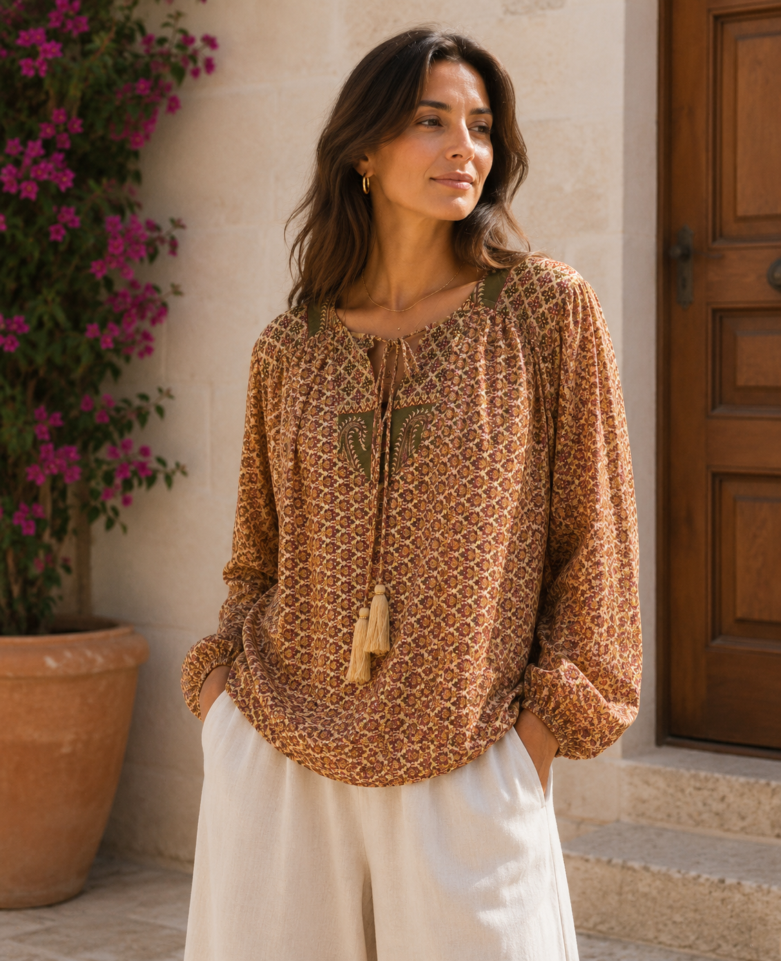 Lolita Silk Blouse 072 - M