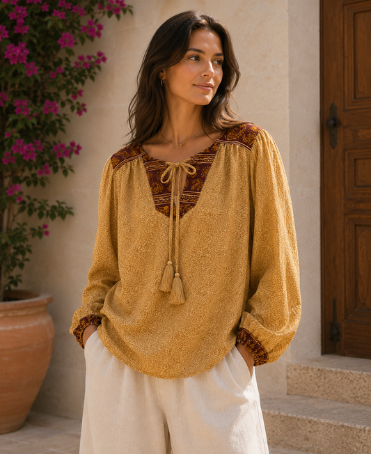 Lolita Silk Blouse 074 - M