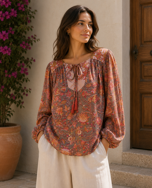 Lolita Silk Blouse 075 - M
