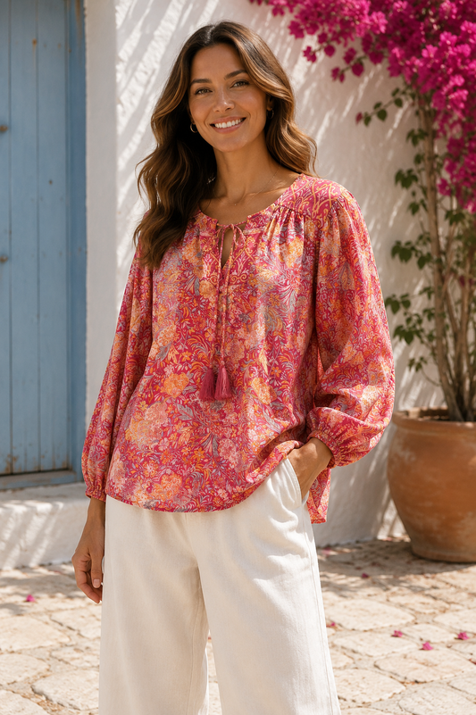 Lolita Silk Blouse 078 - L