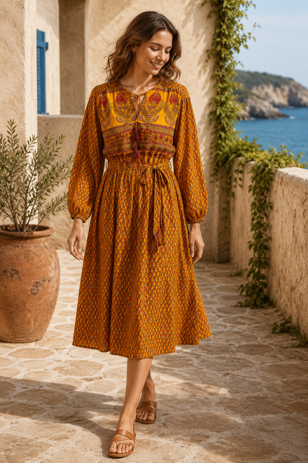 Lola Silk Dress S - 009