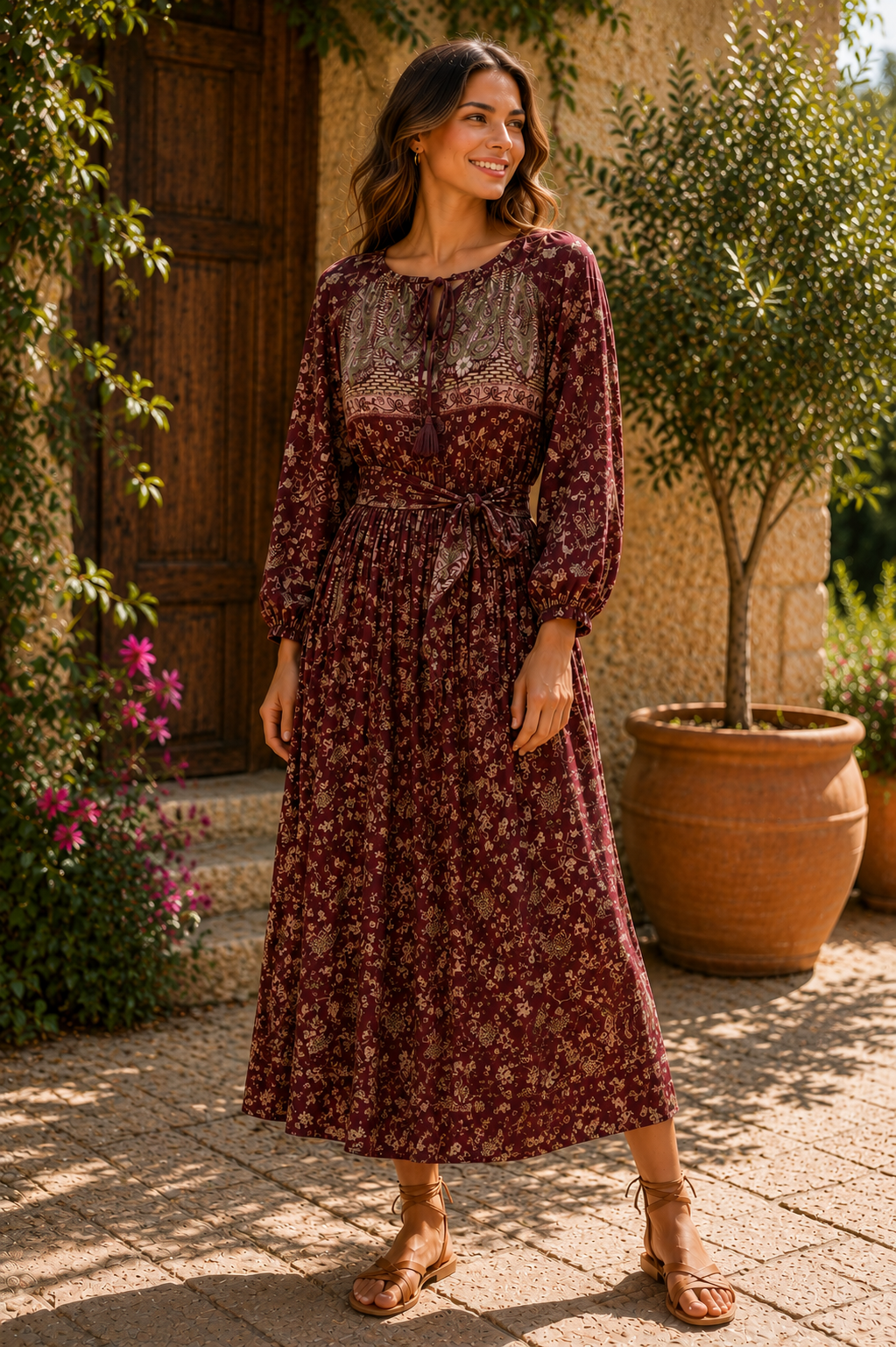 Lola Silk Dress M - 043