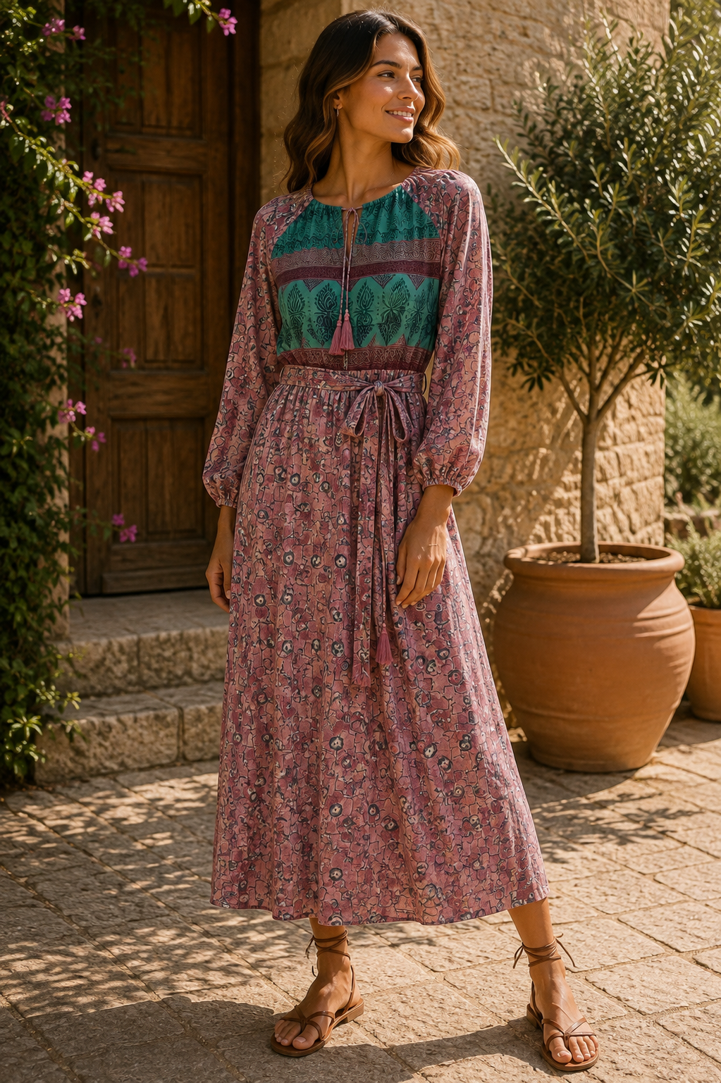 Lola Silk Dress M - 048