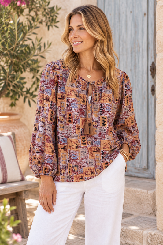 Lolita Silk Blouse 117 - S