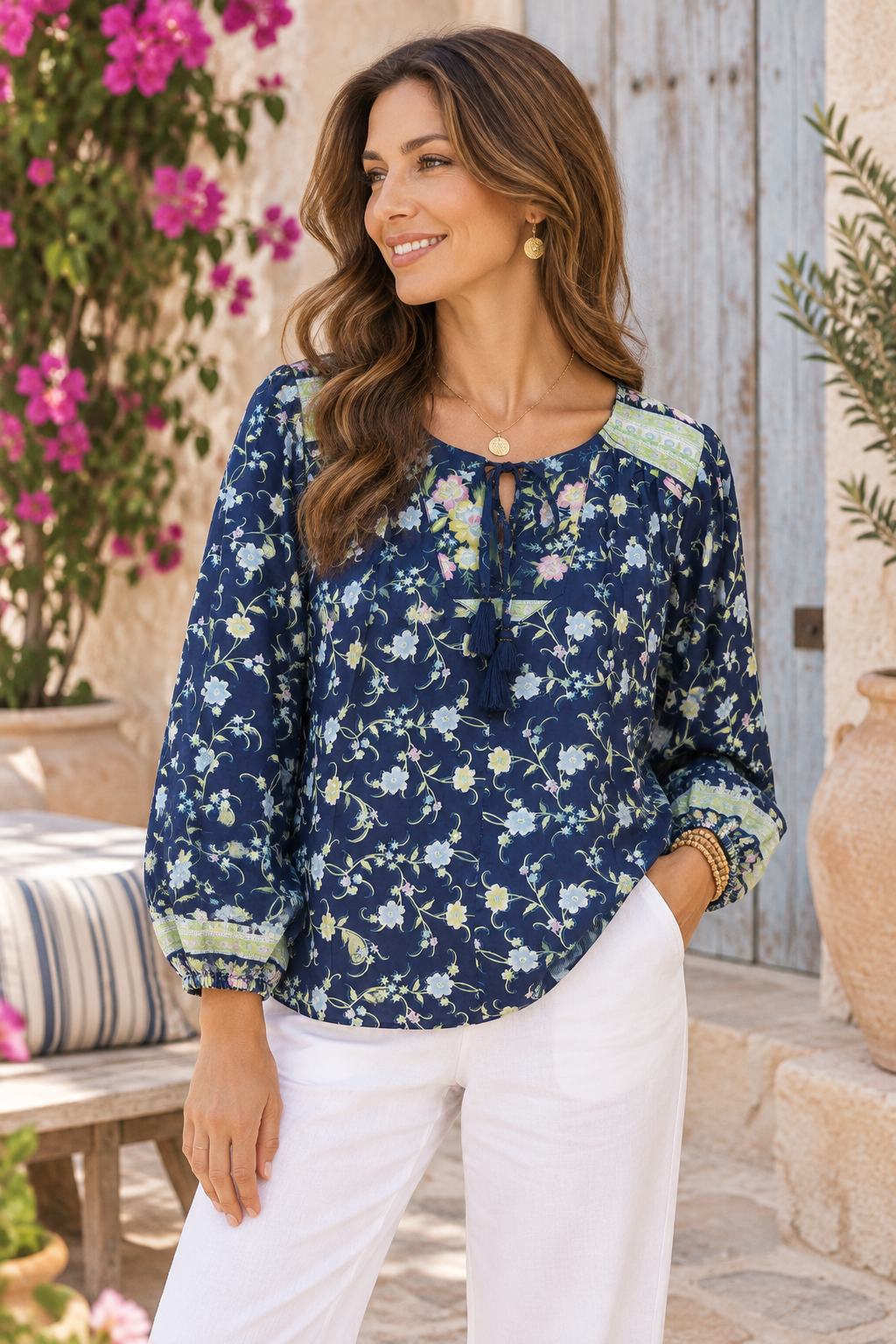 Lolita Silk Blouse 045 - M