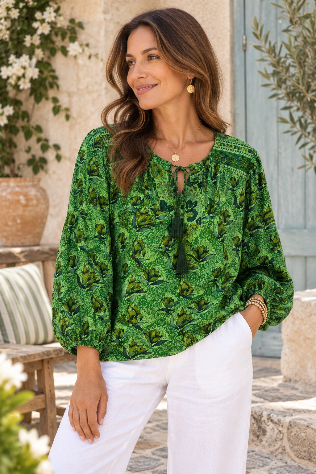 Lolita Silk Blouse 152 - M