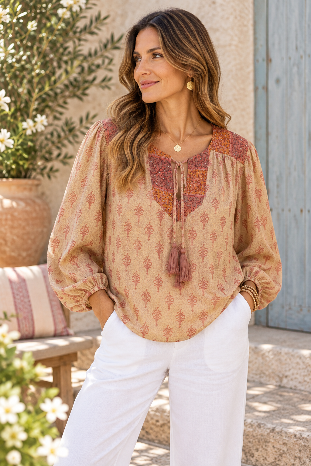 Lolita Silk Blouse 106 - M