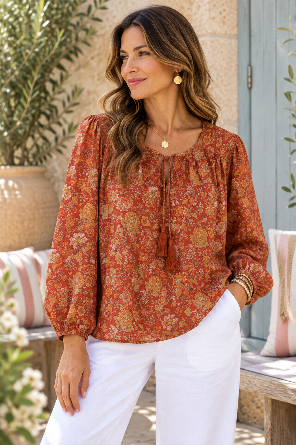 Lolita Silk Blouse 171 - XL