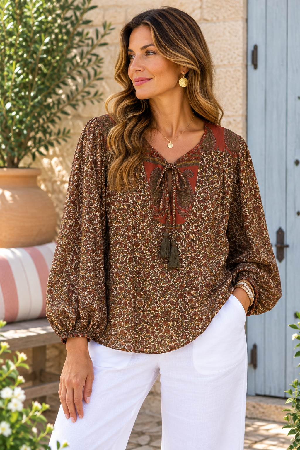 Lolita Silk Blouse 153 - XL