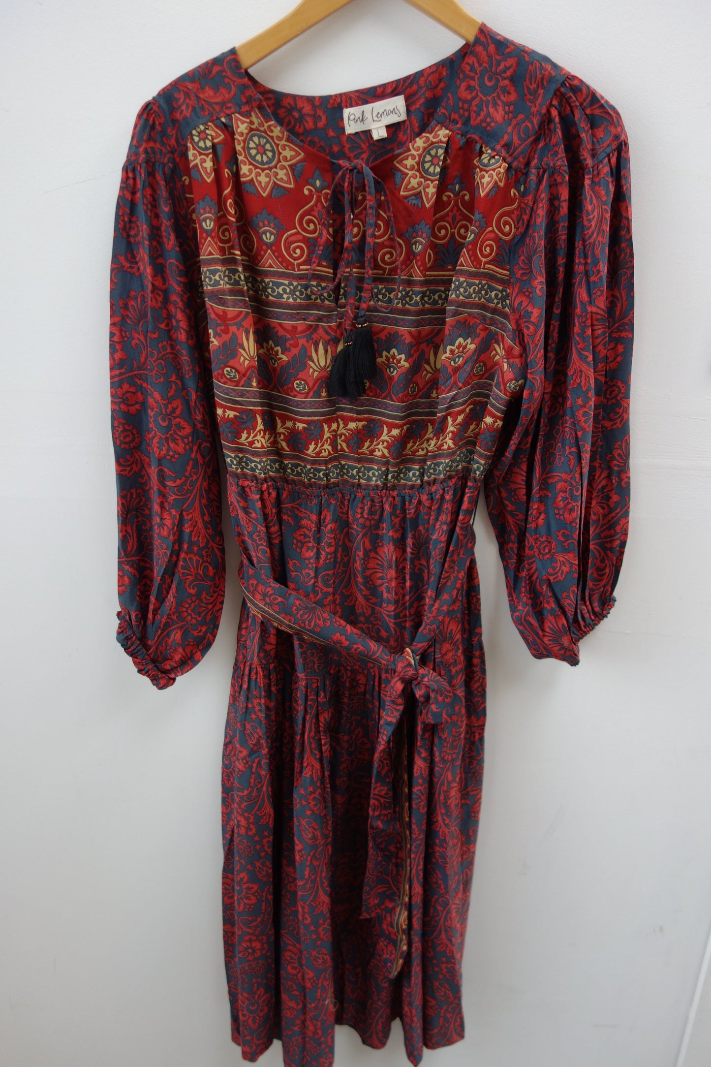 Lola Silk Dress L - 064