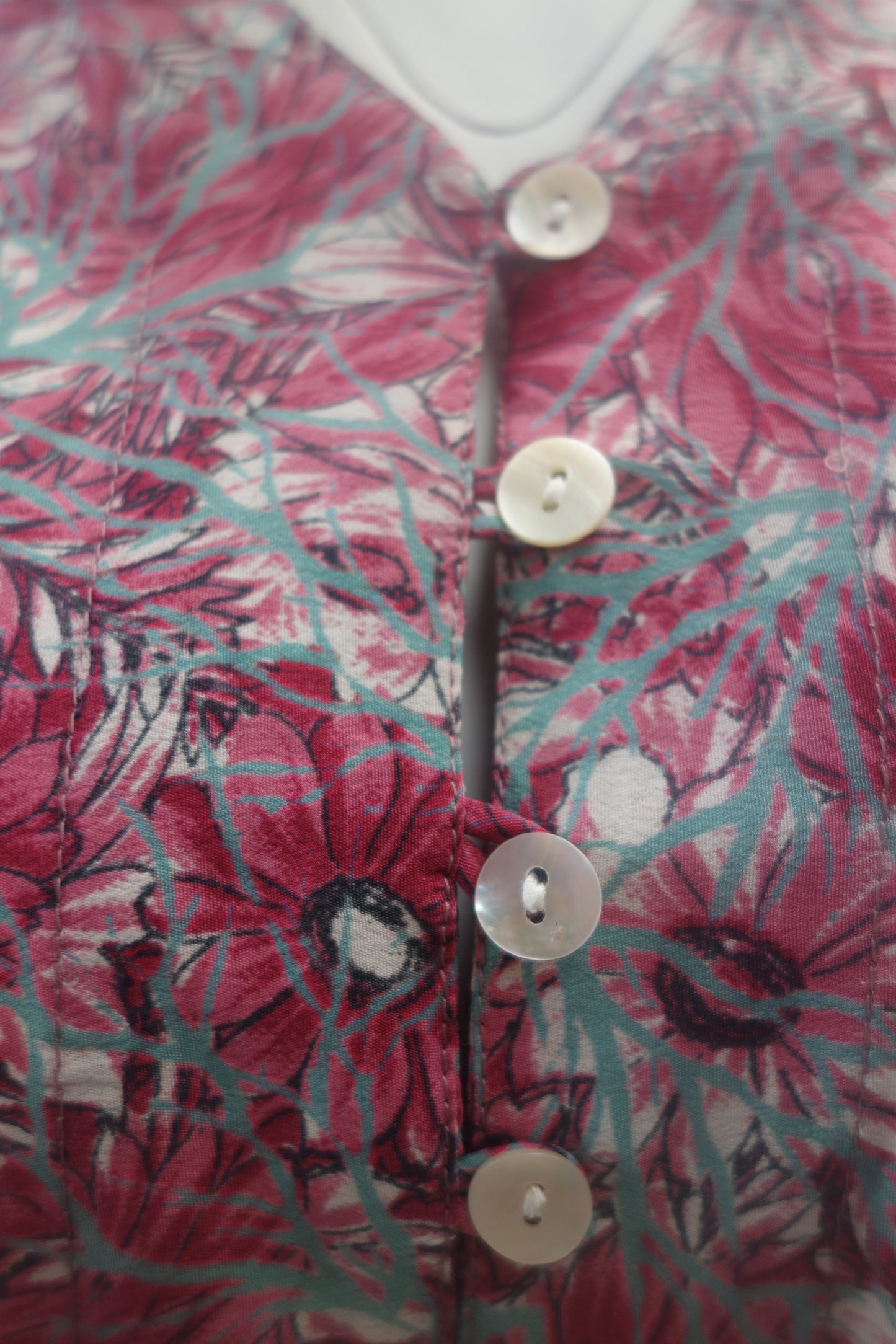 Prairie V-neck Silk Dress XL - 056