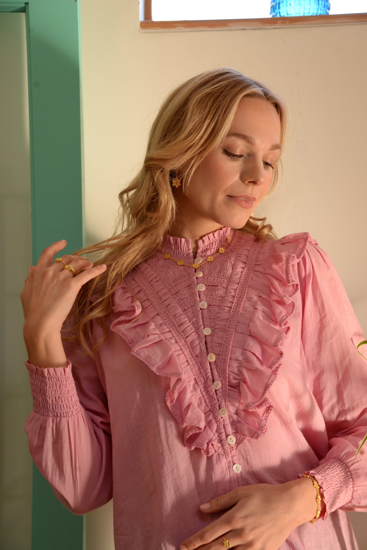 Tamsyn Blouse in Pink