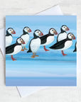 Puffins Greetings Card
