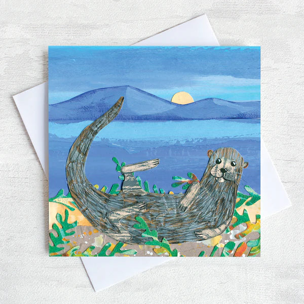 Otter Greeting Card