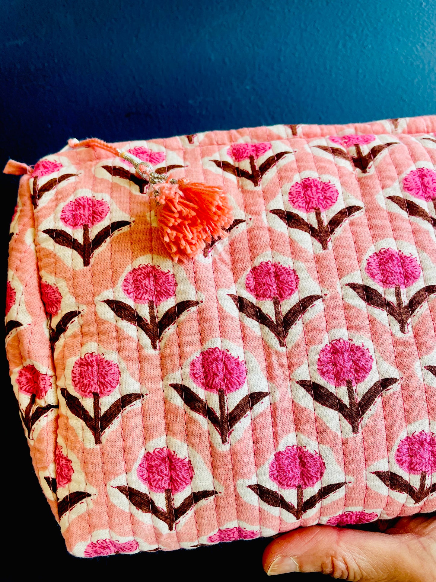 Washbag - Pink Thistle