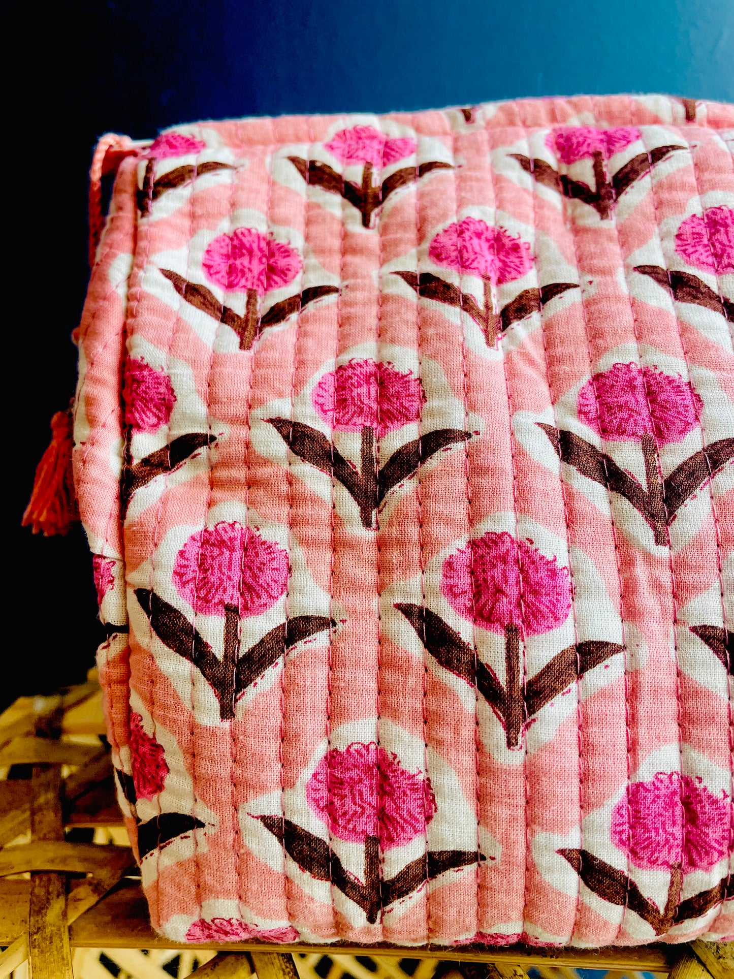 Washbag - Pink Thistle