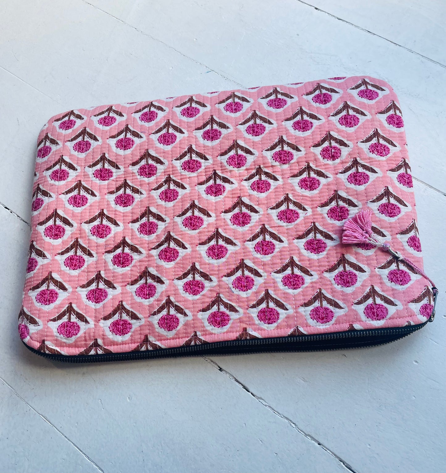 Laptop/iPad Case - Pink Thistle