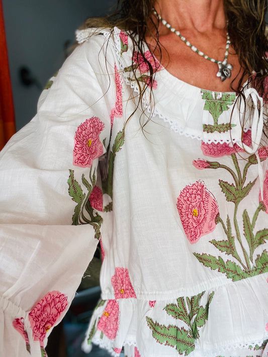 Lucy co-ord - Pink Poppy