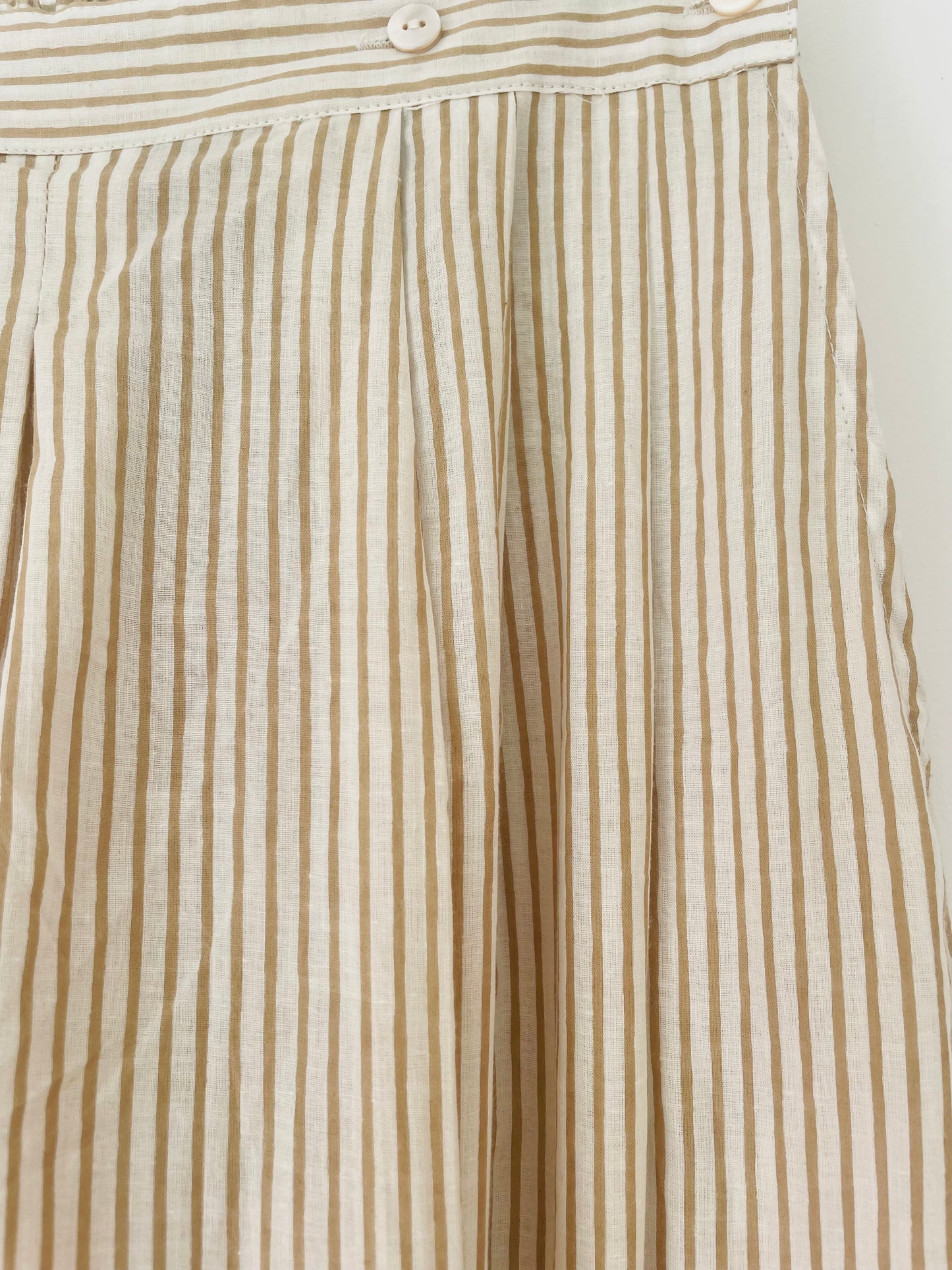Palazzo Trousers - Sand Stripe