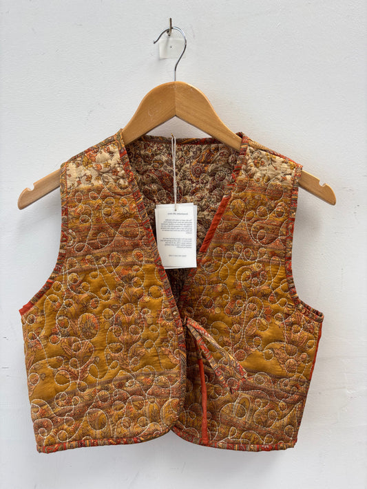 Melissa Silk Reversible Waistcoat M - 086