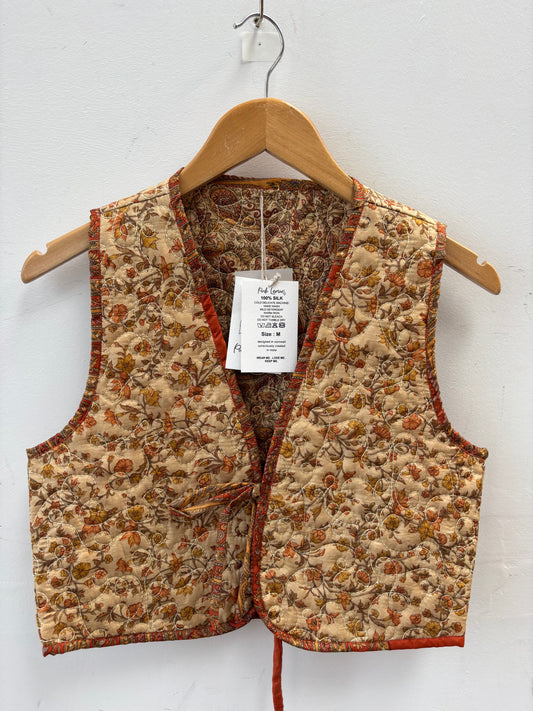 Melissa Silk Reversible Waistcoat M - 087