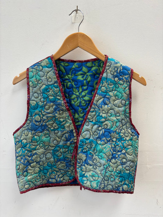 Melissa Silk Reversible Waistcoat M - 088