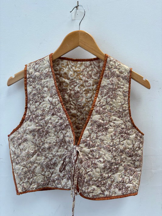 Melissa Silk Reversible Waistcoat M - 089
