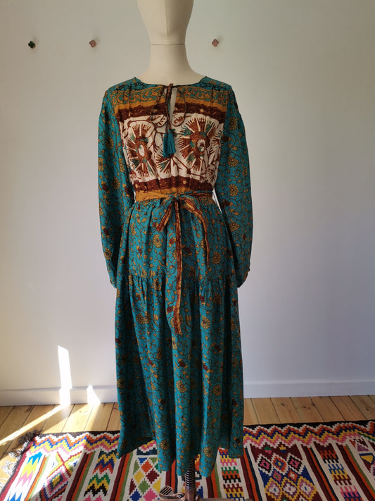 Lola Silk Dress L - 003