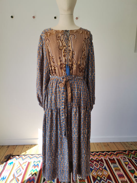 Lola Silk Dress L - 008