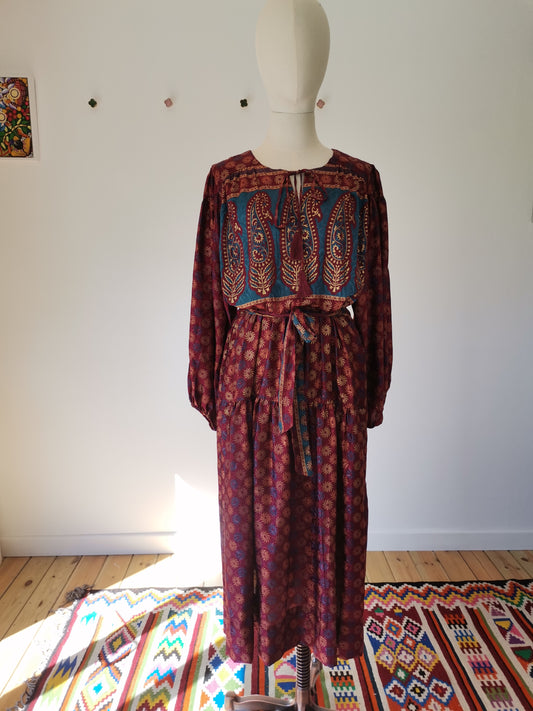 Lola Silk Dress L - 002
