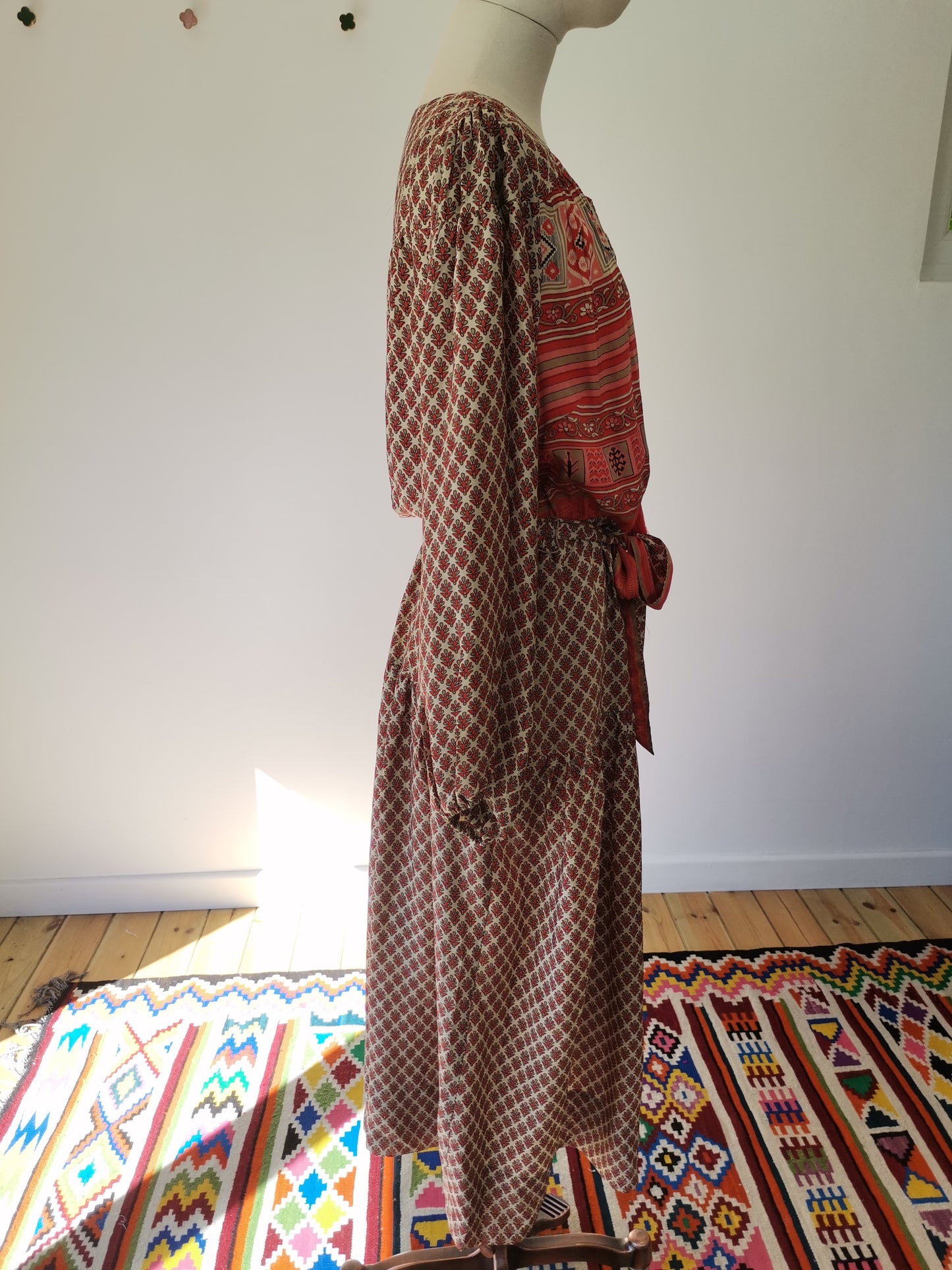 Lola Silk Dress L - 001