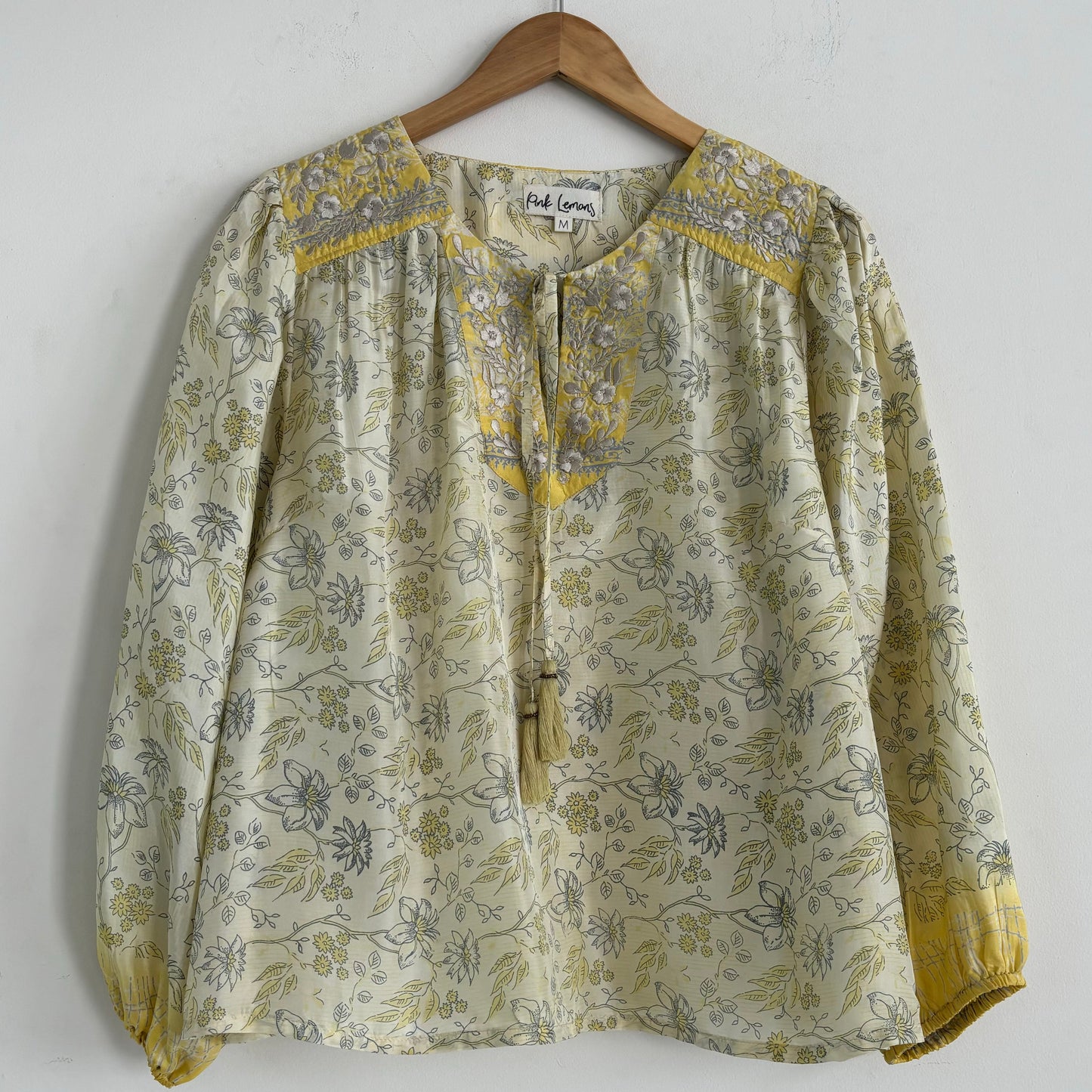 Lolita Embroidered Silk Blouse 171 - XL